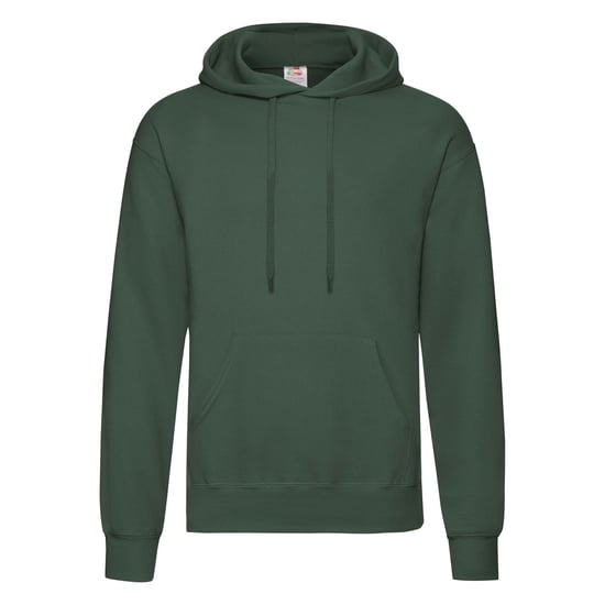 Fruit Of The Loom Unisex Adults Classic Hooded Sweatshirt (Bottle Green) - Image 1