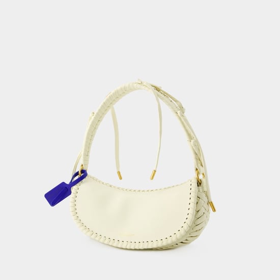 Bolso bandolera Edge Weaving - Off White - Piel - Beige - Image 2
