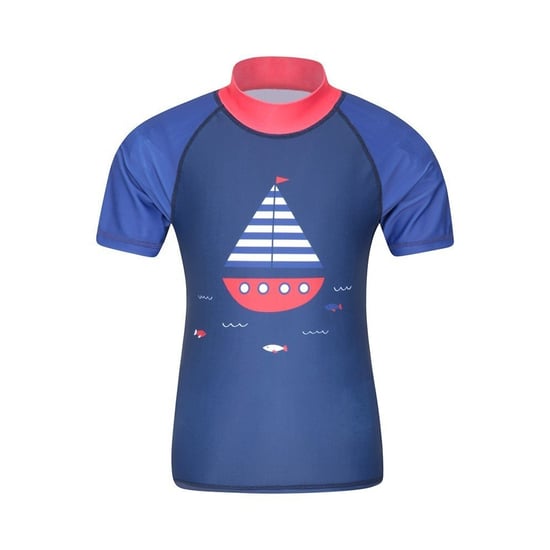 Mountain Warehouse Childrens/Kids Short-Sleeved Rash Guard (Cobalt Blue) - Image 1