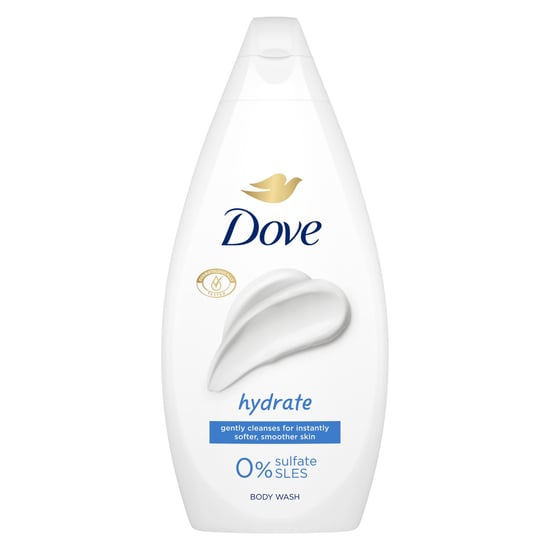 Dove Hydrate Body Wash 0% Sulfate SLES for Softer & Smoother Skin 450ml, 3 Pack