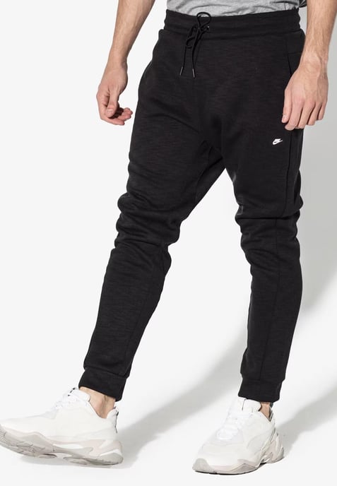Chándal Nike Sportswear Optic Fleece Crew Negro para Hombre - Image 4