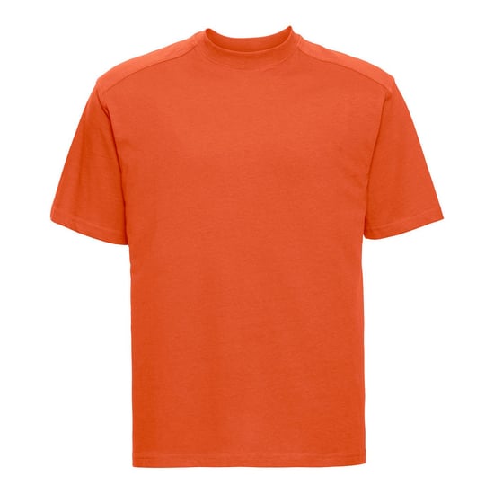 Russell Mens Heavyweight T-Shirt (Orange) - Image 1