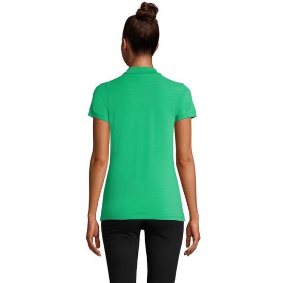 SOLS Womens/Ladies Perfect Polo Shirt (Spring Green) - Image 2