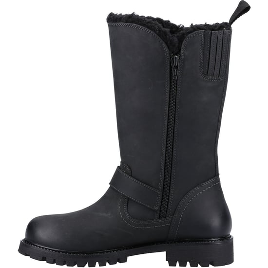 Hush Puppies Winnie Leather Women's Black Boots - Image 4