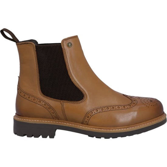 Hunter Cawdor Leather Men's Tan Boots - Image 6