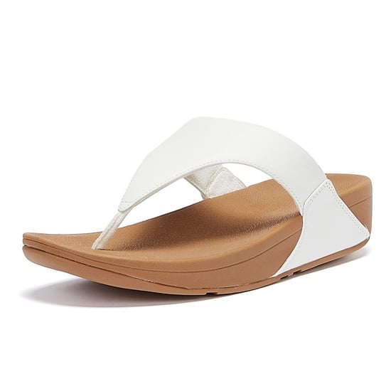 FitFlop Lulu Leather Womens Sandals - (White) - Image 3