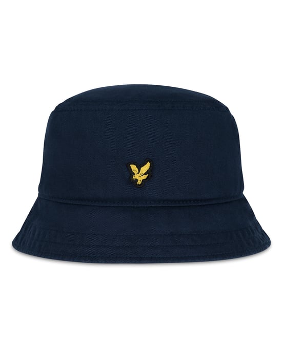 Lyle & Scott Bucket Hat in Navy - Image 4
