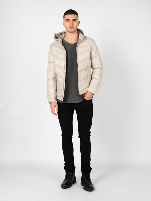 Guess Jacket Down Jkt Hombre Gris - Image 2