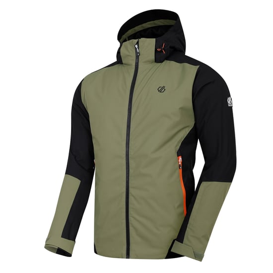 Dare 2B Mens Precision II Ski Jacket (Black/Olivine Green) - Image 3