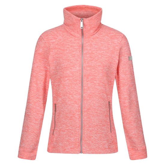 Regatta Womens/Ladies Azaelia Marl Full Zip Fleece Jacket (Shell Pink)