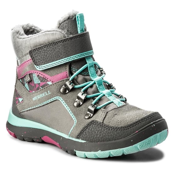 Merrell Moab Polar Waterproof Kids Grey Boots