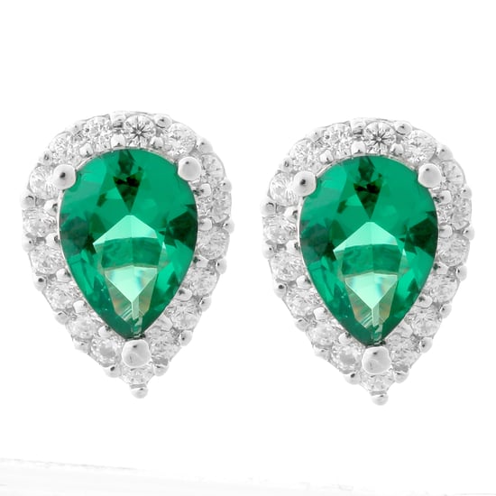 Orphelia 'Enora' Women's 925 Sterling Silver Stud Earrings - Silver ZO-7226/EM - Image 1