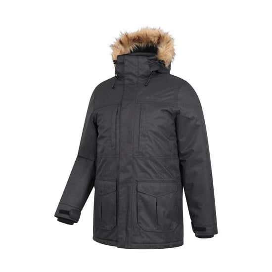 Mountain Warehouse Mens Gorge II Long Jacket (Black)