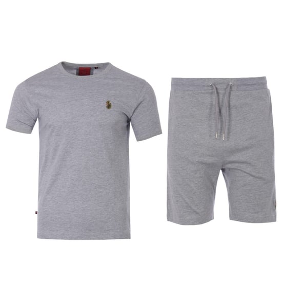 Men's Luke 1977 Trousersnake T-Shirt  Shorts Set in Grey