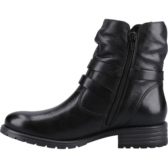 Hush Puppies Piper Leather Women's Black Boots - Image 4