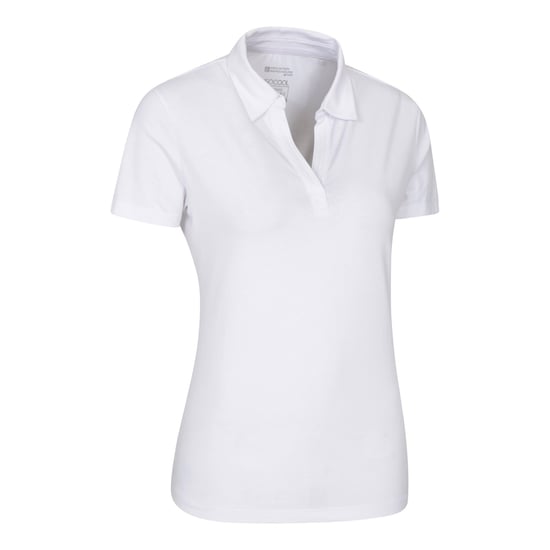 Mountain Warehouse Womens/Ladies UV Protection Polo Shirt (White) - Image 3
