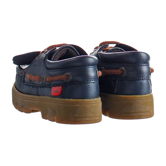 Kickers Lennon Niños Zapatos Azul Marino - Image 3