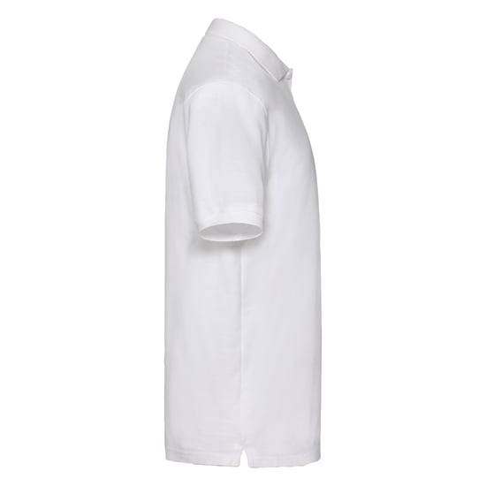 Fruit of the Loom Unisex Adult Premium Cotton Pique Polo Shirt (White) - Image 3