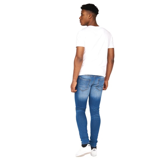 Crosshatch Mens Barbeck Slim Jeans (Stone Wash) - Image 5