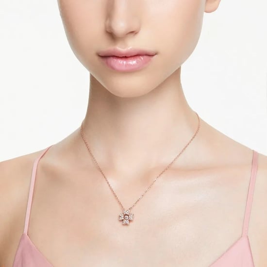 Swarovski 'Idyllia' Women's Gold Plated Metal Necklace - Rose 5674211 - Image 5