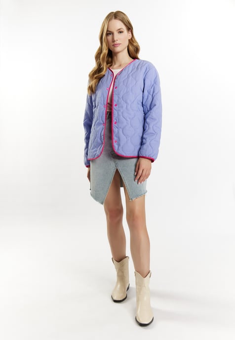 Dreimaster Quilted Jacket women purple - Image 2