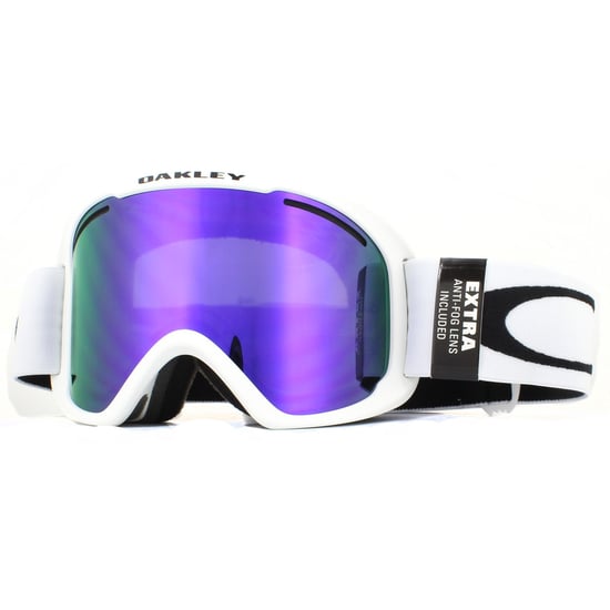 Gafas de esquí Oakley O Frame 2.0 Pro XL OO7112-03 Blanco mate Violeta Iridiscente y Persimón - Image 2