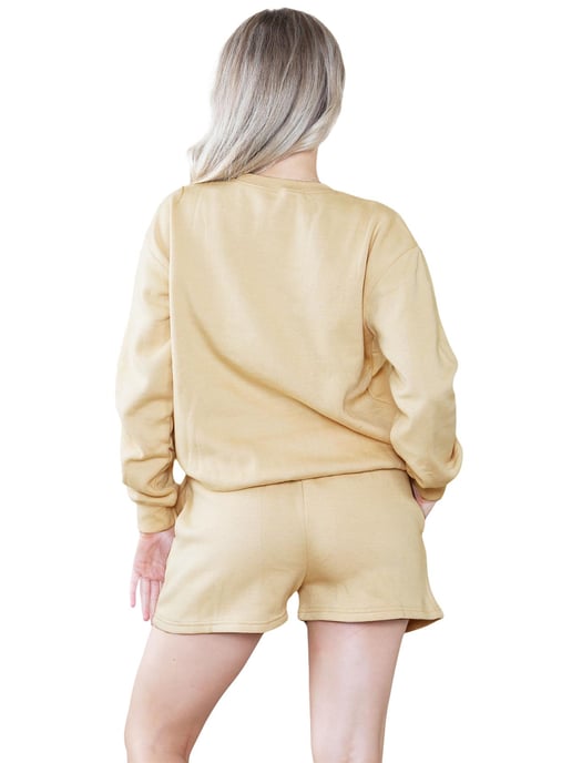 Kruze | Conjunto de chándal de sudadera y pantalón corto para mujer - Image 3