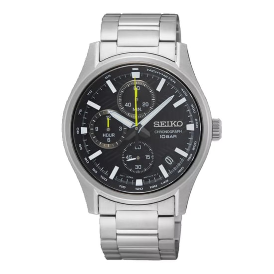 Seiko  Men's Silver Watch SSB419P1 - Image 1