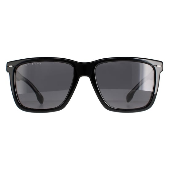 Hugo Boss Square Mens Black Ruthenium Grey Blue BOSS 1317/S