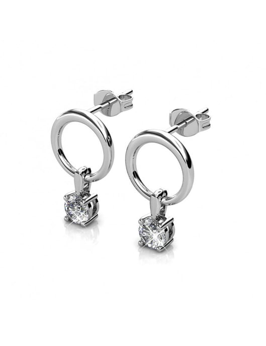 Pendientes Octavia - Plata y Cristal - Image 5