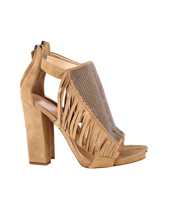 Giuseppe Zanotti Alabama Fringed Sandals in Beige Suede - Image 1
