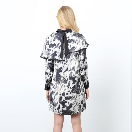 Tunic dress with spotted print - Image 2