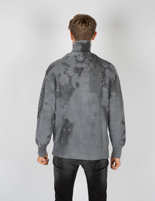 Takeshy Kurosawa Pullover Dolcevita Men's Grey