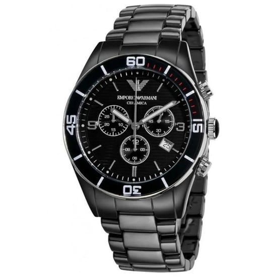 Emporio Armani AR1421 Men's Leo Ceramica Watch - Image 3