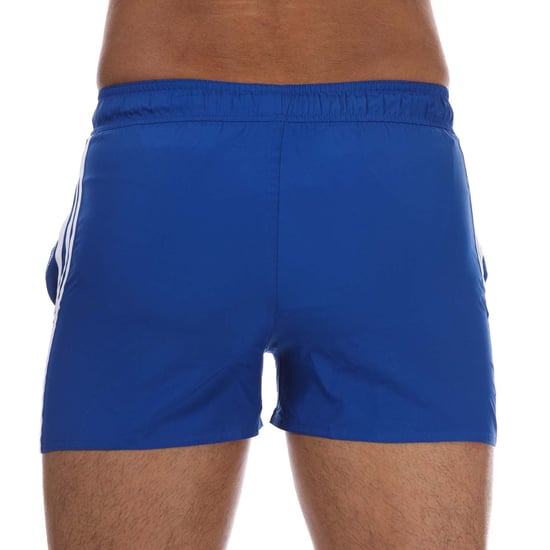 Men's adidas 3-Stripes CLX Swim Shorts in Royal Blue - Image 2