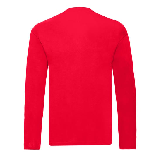 Fruit Of The Loom Mens R Long-Sleeved T-Shirt (Red) - Image 2
