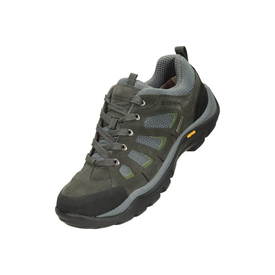 Mountain Warehouse Mens Field Extreme Suede Waterproof Walking Shoes (Grey)
