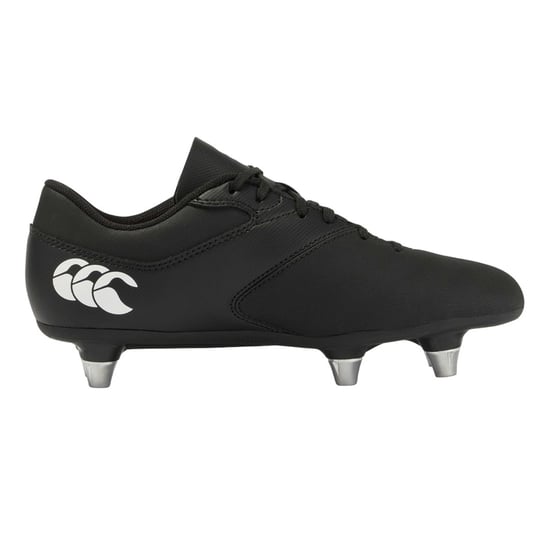 Canterbury Childrens/Kids Phoenix Raze Soft Ground Rugby Boots (Black/White) - Image 4