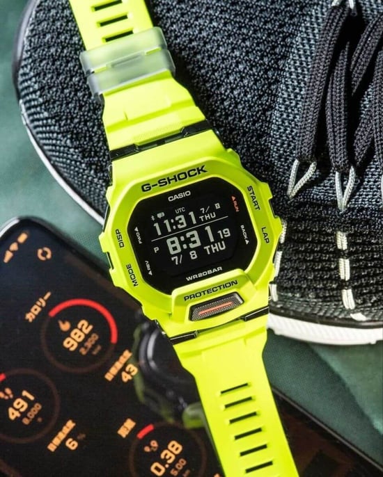 Reloj Casio G-shock para hombre amarillo GBD-200-9ER - Image 5