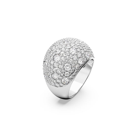 Swarovski 'Luna' Women's Base Metal Ring - Silver 5666182