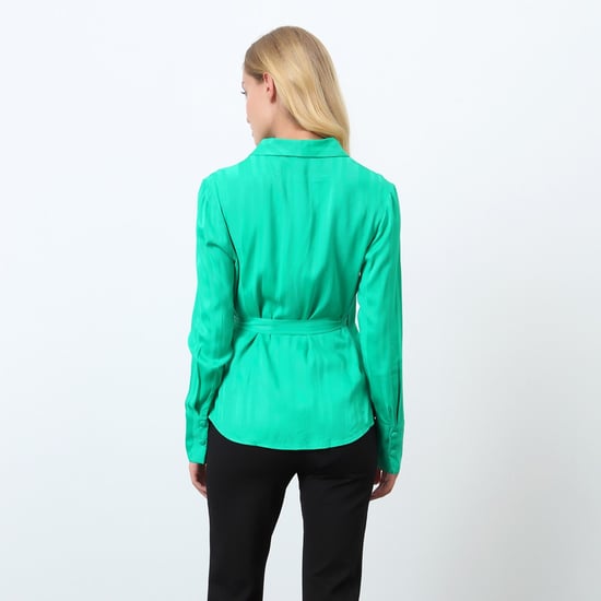 Wrap blouse