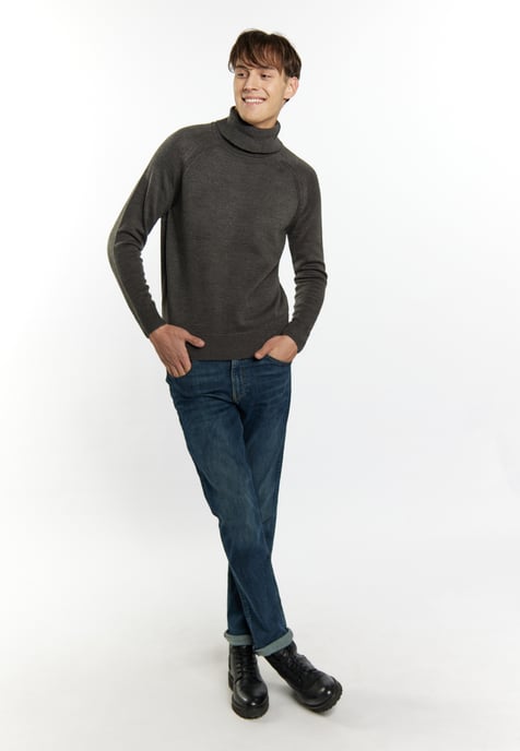Mo Turtleneck  pullover Men dark grey melange - Image 2