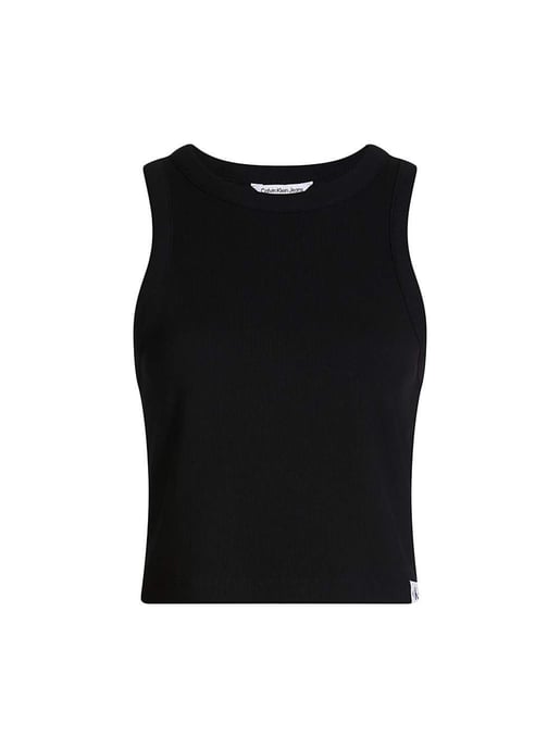 Top de punto acanalado de Calvin Klein para mujer - Image 1