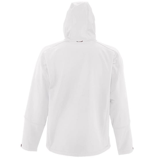 SOLS Mens Replay Hooded Soft Shell Jacket (Breathable, Windproof And Water Resistant) (White) - Image 2