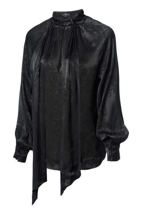 Bension Bluse Schwarz