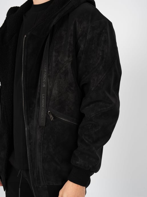 Chaqueta La Haine Inside Us LM077 Hombre Negro - Image 5
