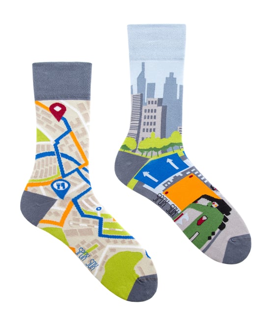 SPOX SOX - Calcetines para hombre y mujer - Big City Life - Image 1
