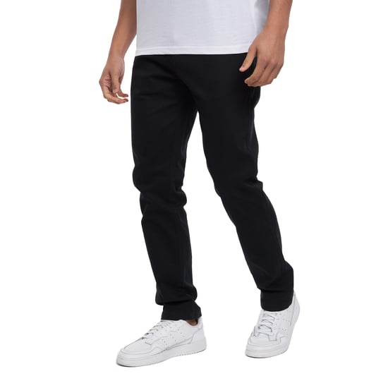 Crosshatch Mens Roysden Chinos (Black) - Image 3