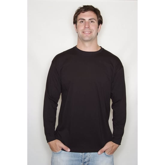Fruit Of The Loom Mens R Long-Sleeved T-Shirt (Black) - Image 4
