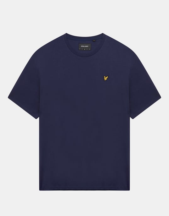 Lyle & Scott Plain T-Shirt in Navy - Image 1